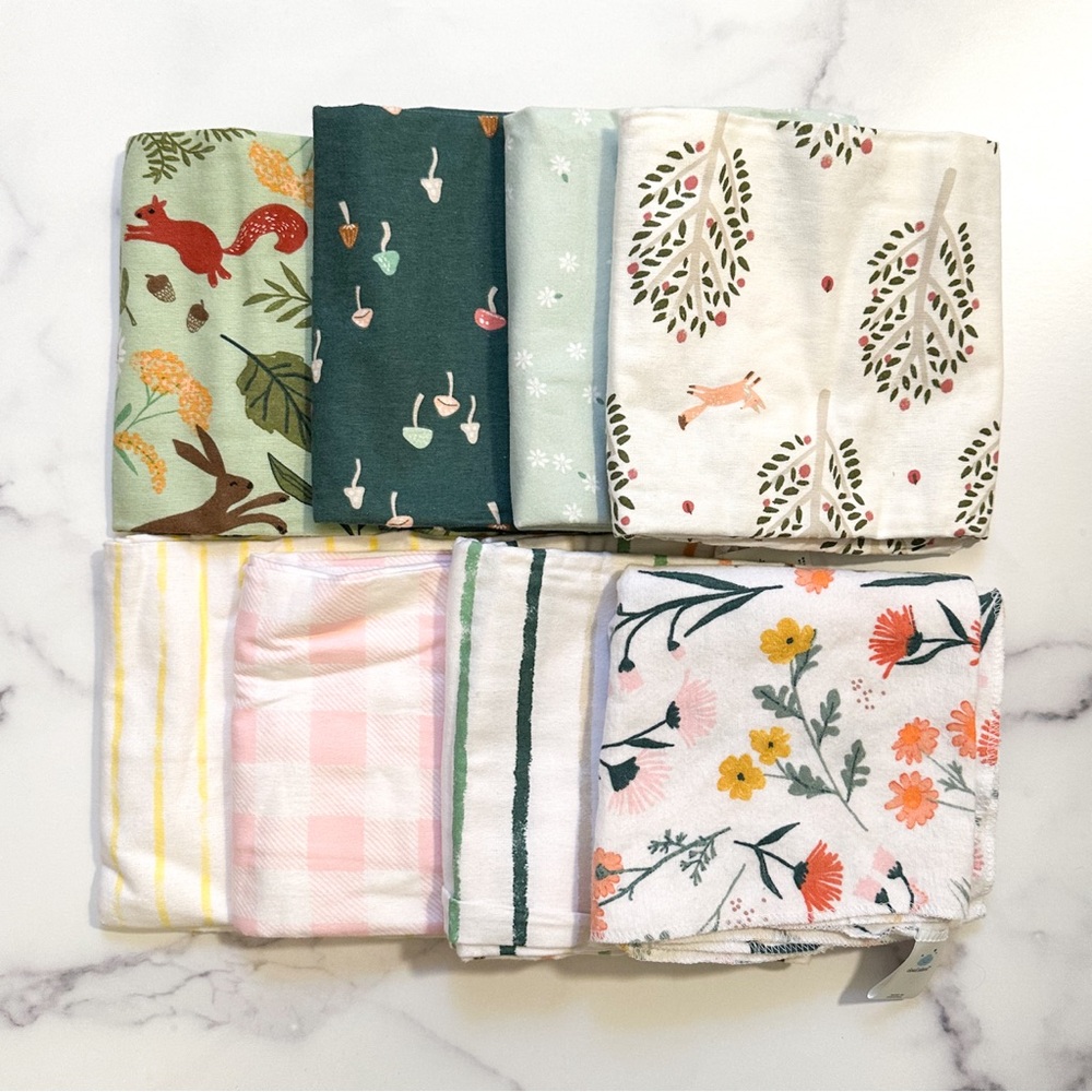 Cloud Island Assorted Baby Blankets - Woodland and Floral